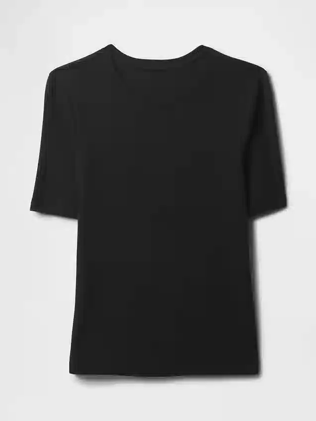 T-shirt moderne à col rond