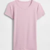T-shirt moderne à col rond