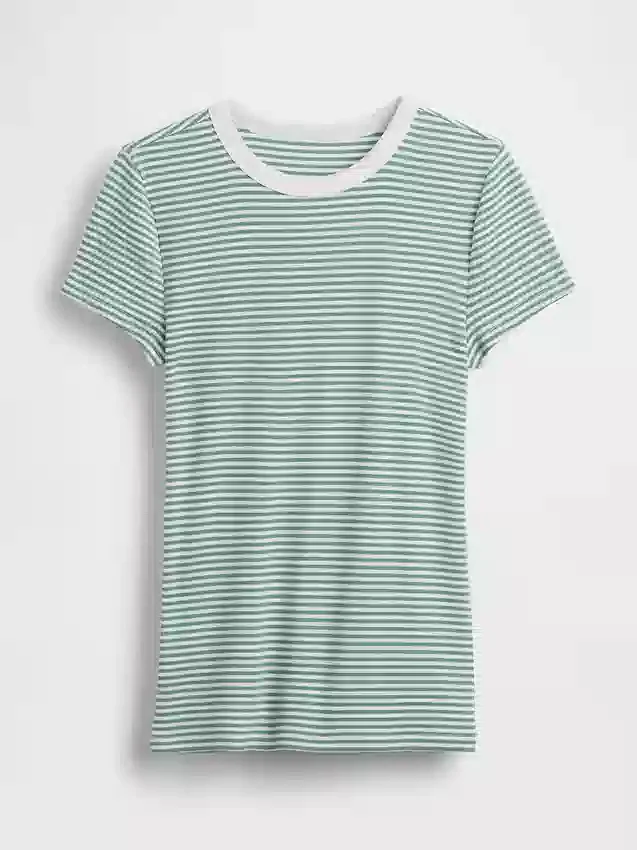 T-shirt moderne à col rond