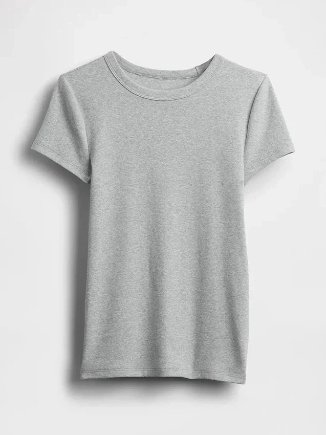 T-shirt moderne à col rond
