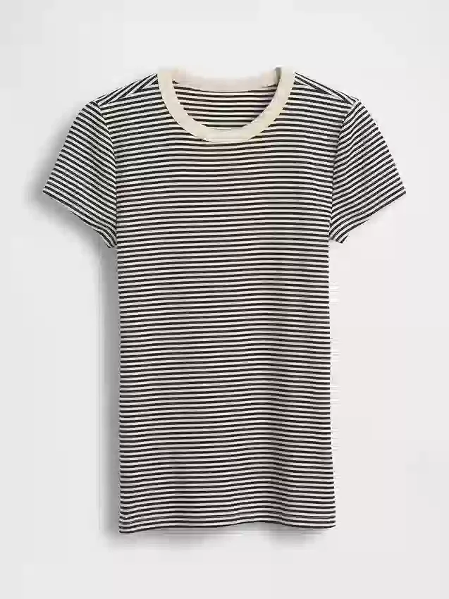 T-shirt moderne à col rond