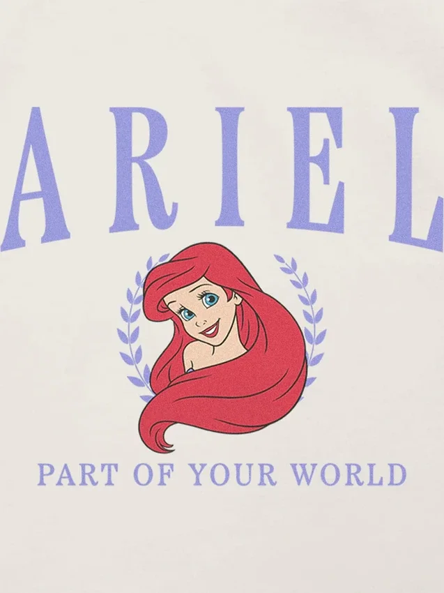 T-shirt à motif « Ariel Collegiate » pour tout-petits