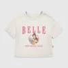 T-shirt à motif « Belle » style universitaire pour tout-petits