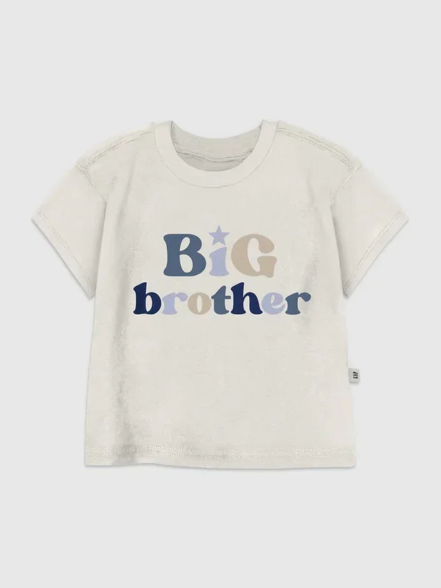 T-shirt à motif « Big Brother » pour tout-petits