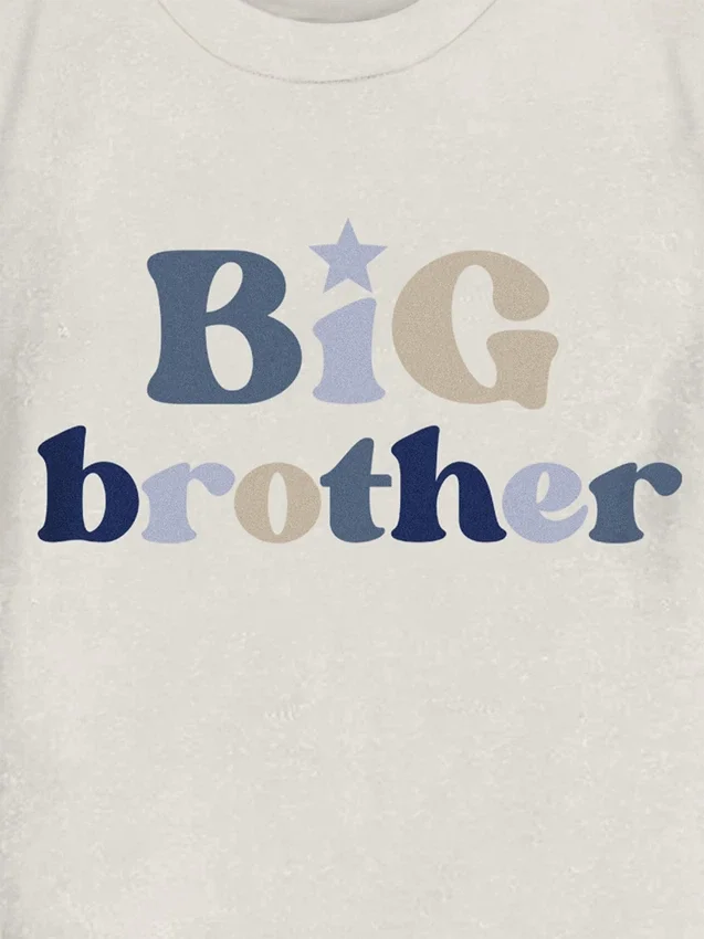 T-shirt à motif « Big Brother » pour tout-petits