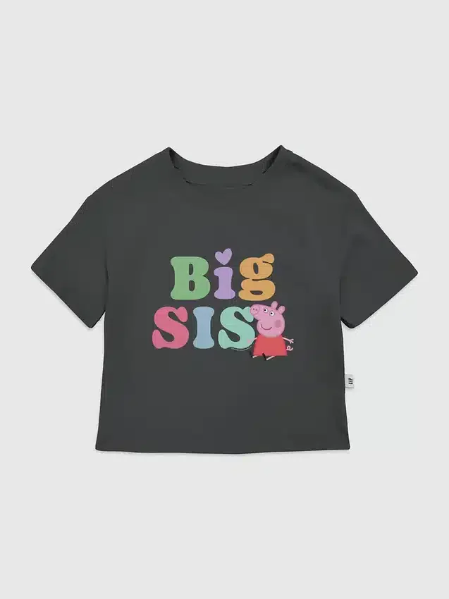 T-shirt à motif « Big Sis » Peppa Pig pour tout-petits