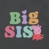 T-shirt à motif « Big Sis » Peppa Pig pour tout-petits