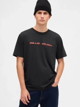T-shirt à motif Billie Eilish