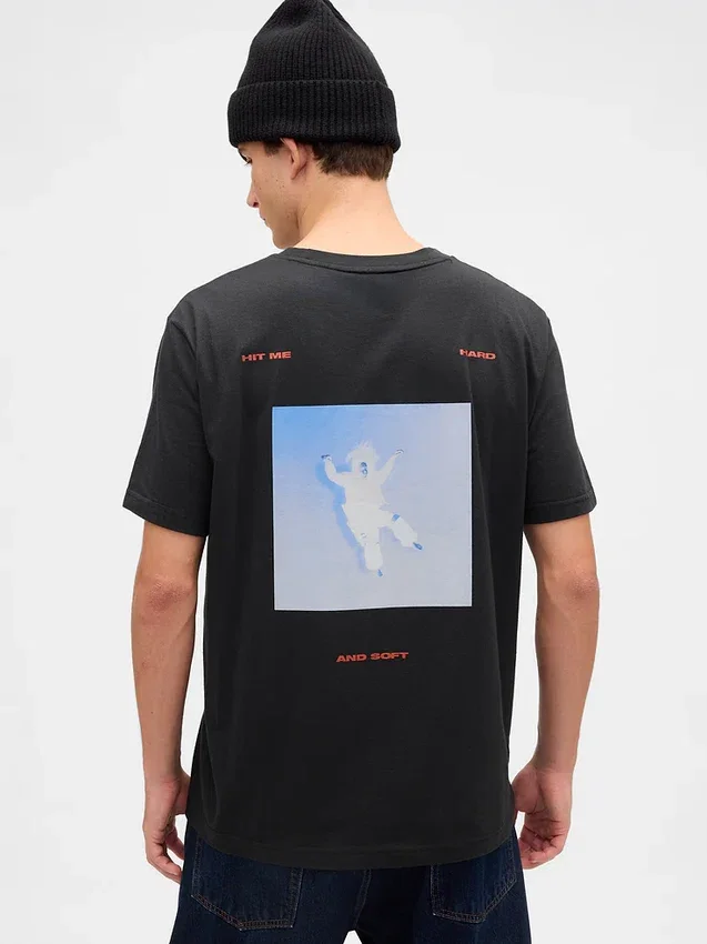 T-shirt à motif Billie Eilish