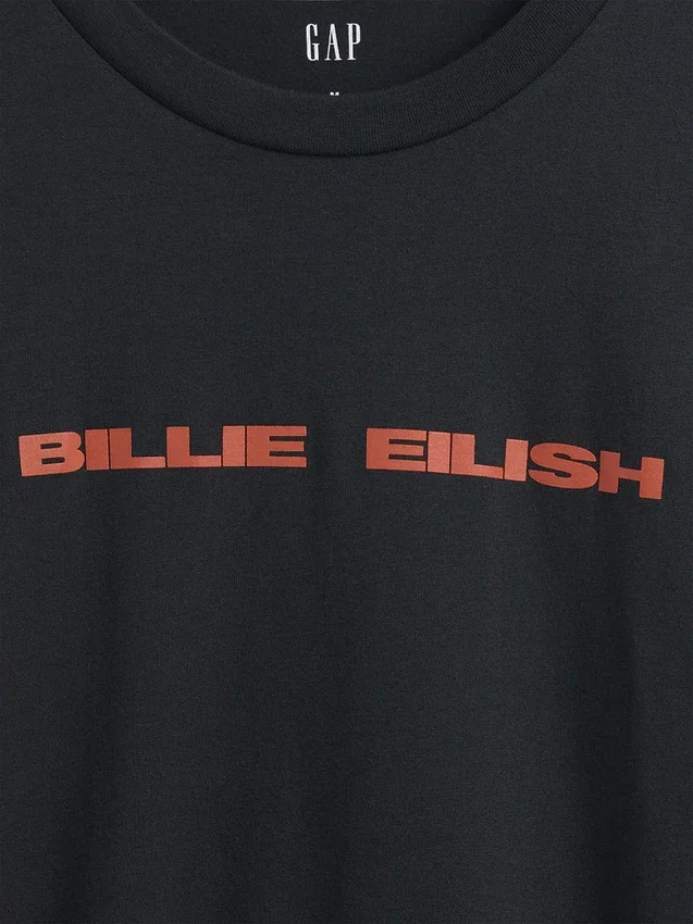 T-shirt à motif Billie Eilish