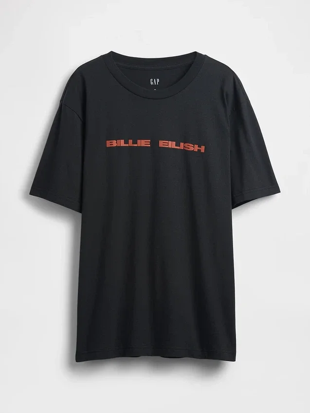 T-shirt à motif Billie Eilish