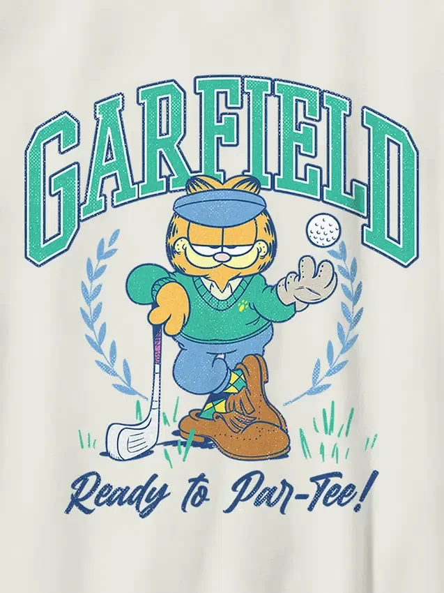 T-shirt à motif Garfield Golf pour enfants