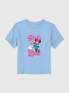 T-shirt à motif « Girls Rule » Mickey et ses amis pour filles
