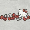 T-shirt à motif Hello Kitty avec nœuds pour tout-petits