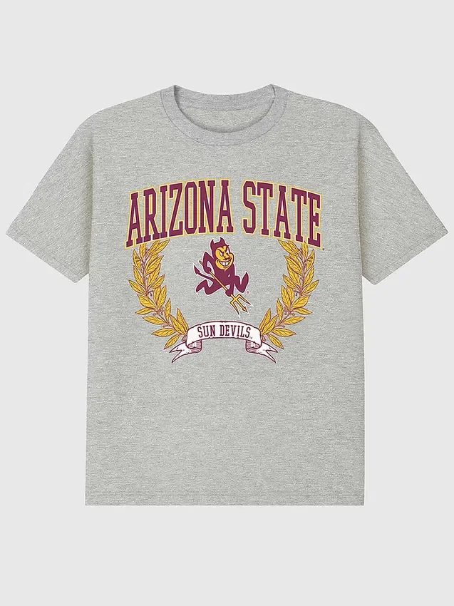 T-shirt à motif « Laurels Dark » de l’université d’État de l’Arizona