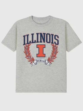T-shirt à motif « Laurels Dark » de l’université de l’Illinois