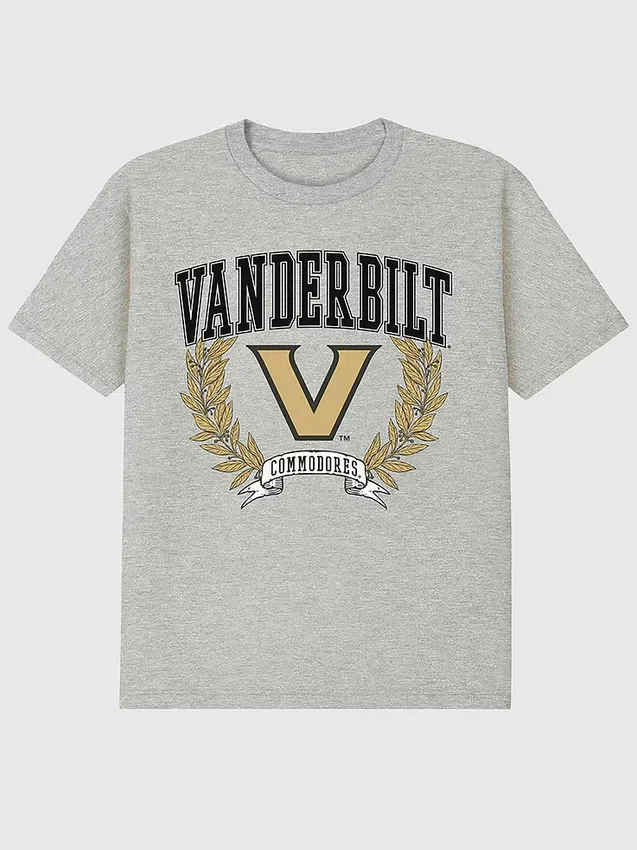 T-shirt à motif « Laurels Dark » de l’université de Vanderbilt