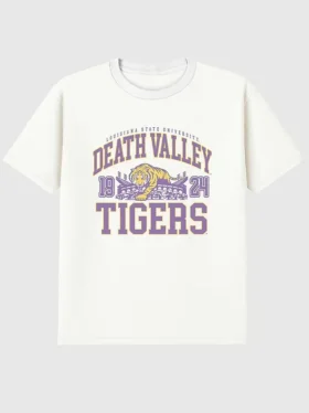 T-shirt à motif « LSU Death Valley Tigers »
