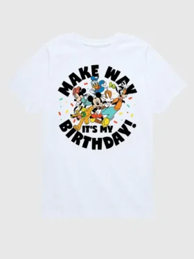 T-shirt à motif « Make Way, It's My Birthday » Disney pour tout-petits
