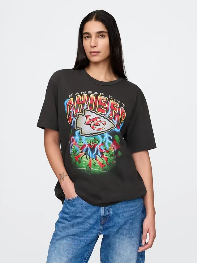 T-shirt à motif NFL Kansas City Chiefs pour adulte