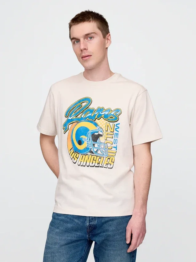 T-shirt à motif NFL Los Angeles Rams
