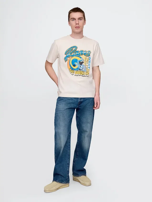 T-shirt à motif NFL Los Angeles Rams
