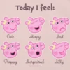 T-shirt à motif Peppa Pig « Moods » pour tout-petits