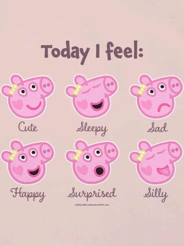 T-shirt à motif Peppa Pig « Moods » pour tout-petits