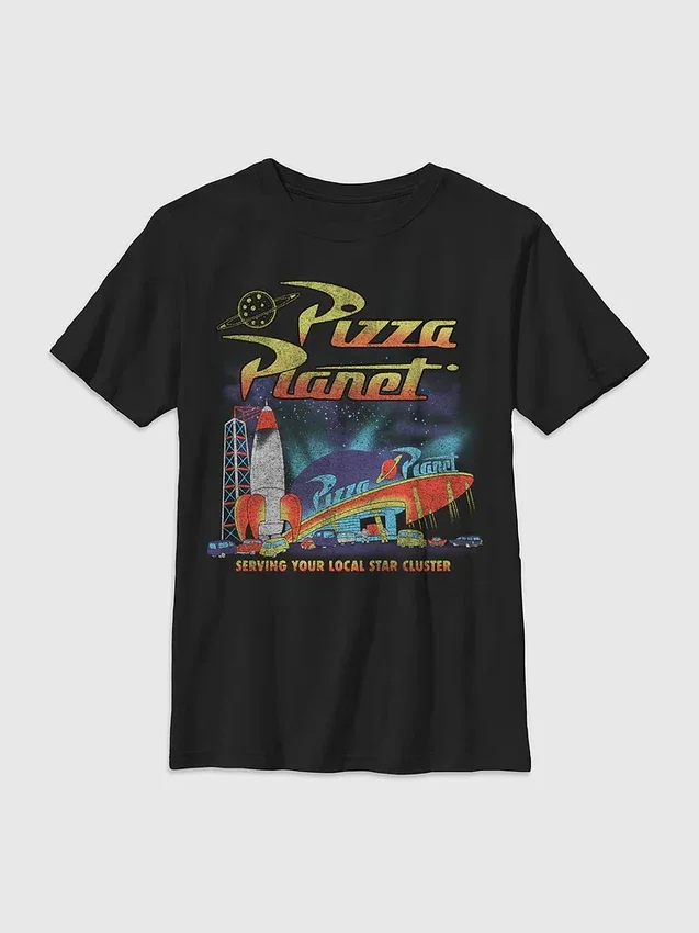 T-shirt à motif « Pizza Planet » de Toy Story pour enfants