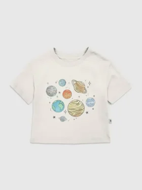 T-shirt à motif « Planets Jumble » pour tout-petits