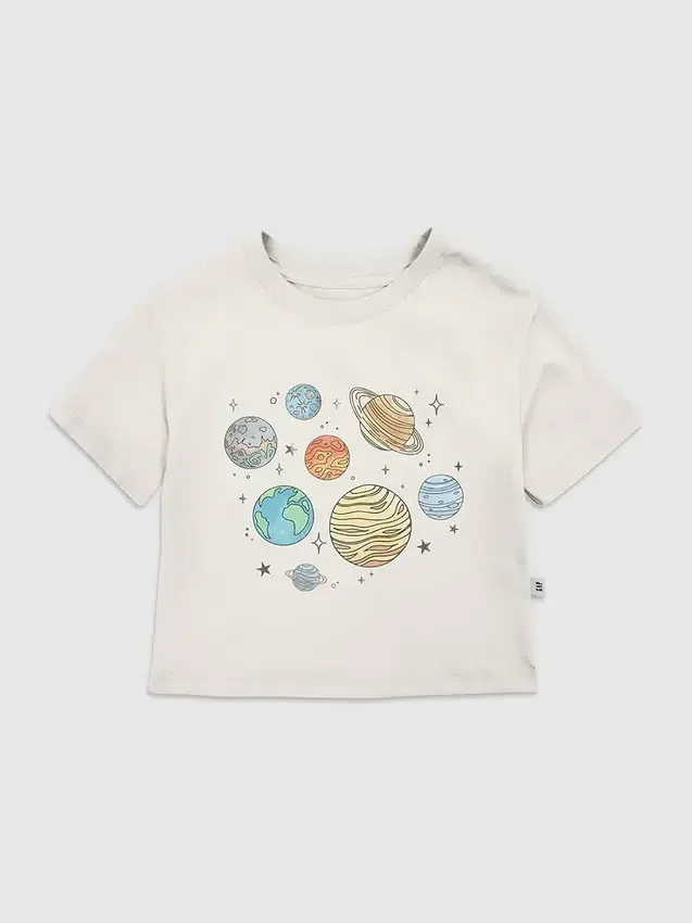 T-shirt à motif « Planets Jumble » pour tout-petits