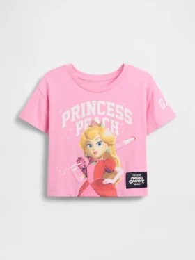 T-shirt à motif Princesse Peach pour tout-petits