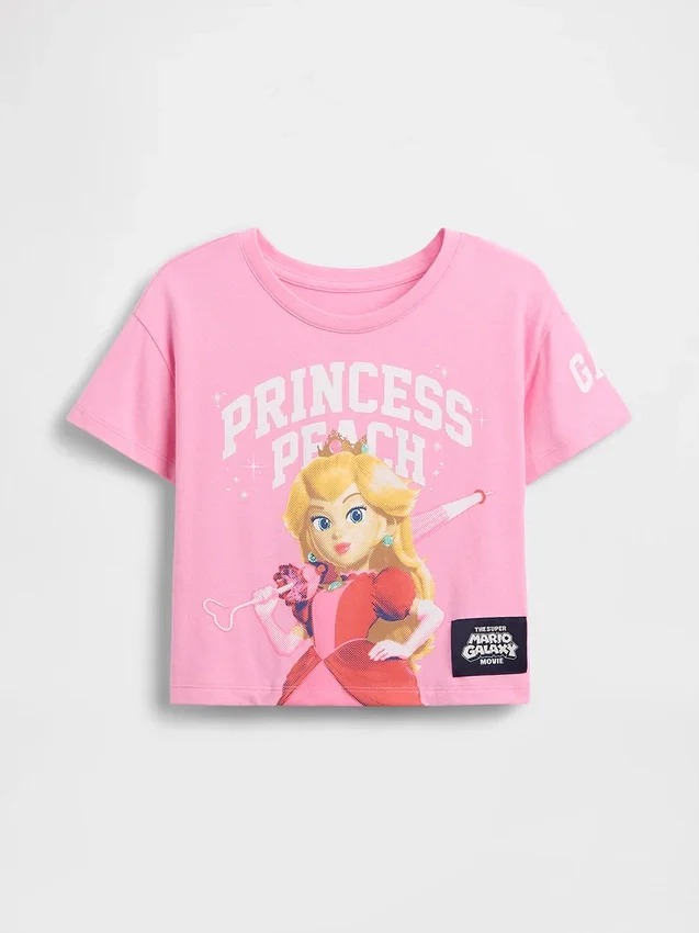 T-shirt à motif Princesse Peach pour tout-petits