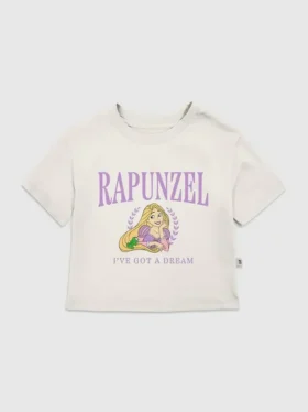 T-shirt à motif « Rapunzel Collegiate » pour tout-petits