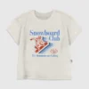 T-shirt à motif « Snowboard Club » pour tout-petits