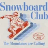 T-shirt à motif « Snowboard Club » pour tout-petits