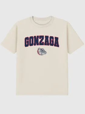 T-shirt à motif sombre représentant le Arch Logo de l’université de Gonzaga