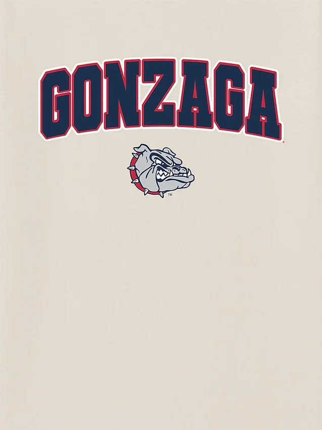 T-shirt à motif sombre représentant le Arch Logo de l’université de Gonzaga