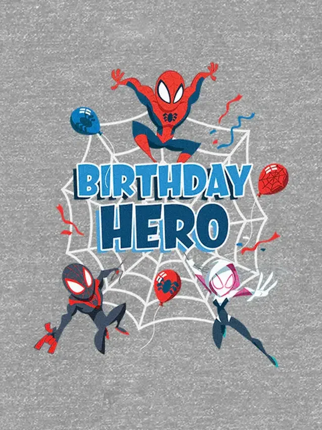 T-shirt à motif « Spider-Man Birthday Hero » pour tout-petits