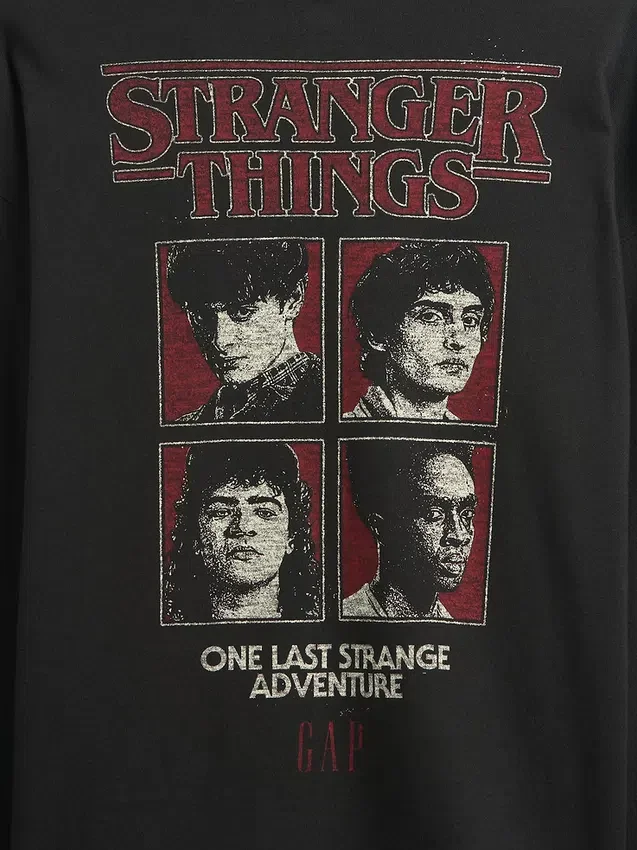 T-shirt à motif « Stranger Things » pour enfants