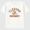 T-shirt à motif vintage « Football » de l’université de Clemson