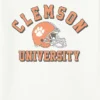 T-shirt à motif vintage « Football » de l’université de Clemson