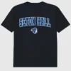 T-shirt noir à motif représentant le logo « Arch Logo » de l’université de Seton Hall