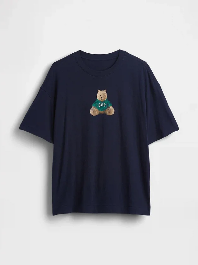T-shirt oversize avec logo Brannan Bear