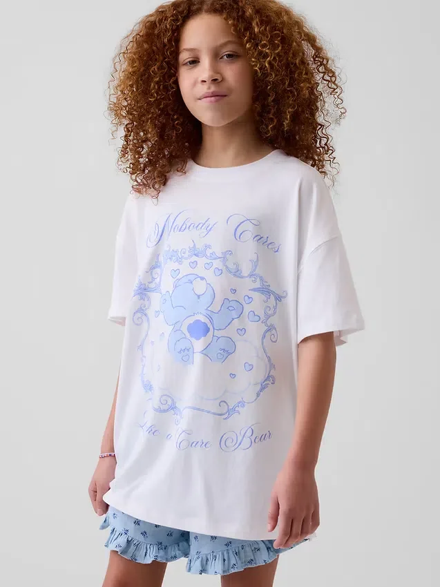 T-shirt oversize Care Bears pour enfants