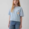 T-shirt oversize carré Hello Kitty pour enfants