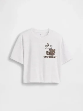 T-shirt oversize carré Hello Kitty pour enfants