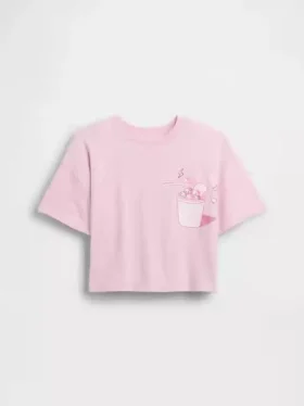 T-shirt oversize carré Hello Kitty pour enfants