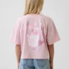 T-shirt oversize carré Hello Kitty pour enfants