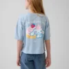 T-shirt oversize carré Hello Kitty pour enfants